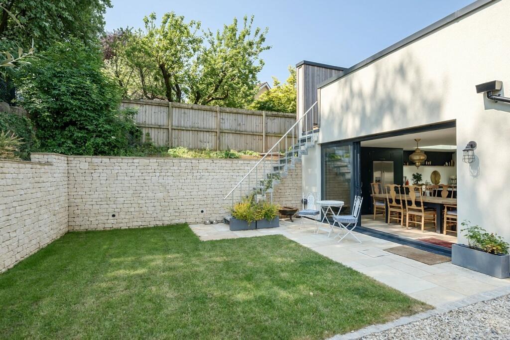 Completed Hidden House viewed from the garden