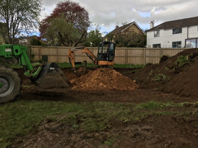 Excavation of the Hidden House garden plot