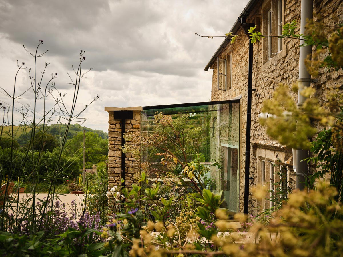 Forest Cottage - glazed extension
